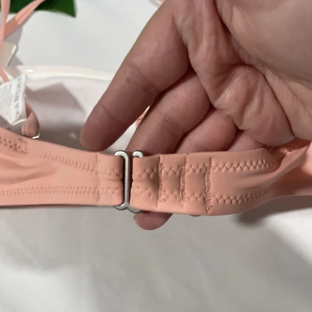 NWT $45 Rhythm. [ Small ] My Bandeau‎ Bikini Top in Flamingo Pink